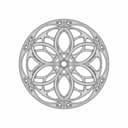 Ornate Wheel - Standard Mechanical Component_0_0_degree_snapshot