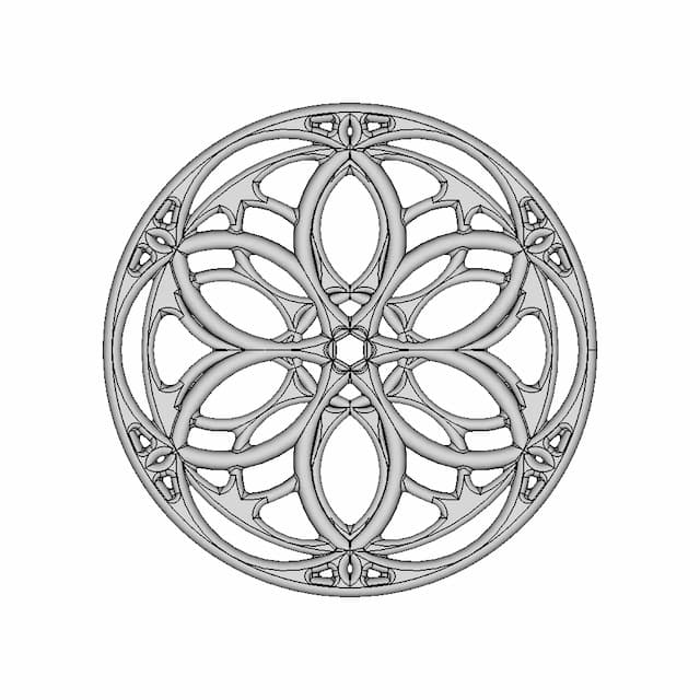 Ornate Wheel - Standard Mechanical Component