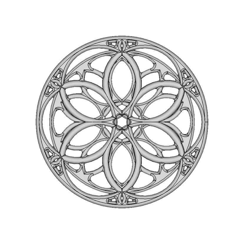 Ornate Wheel - Standard Mechanical Component