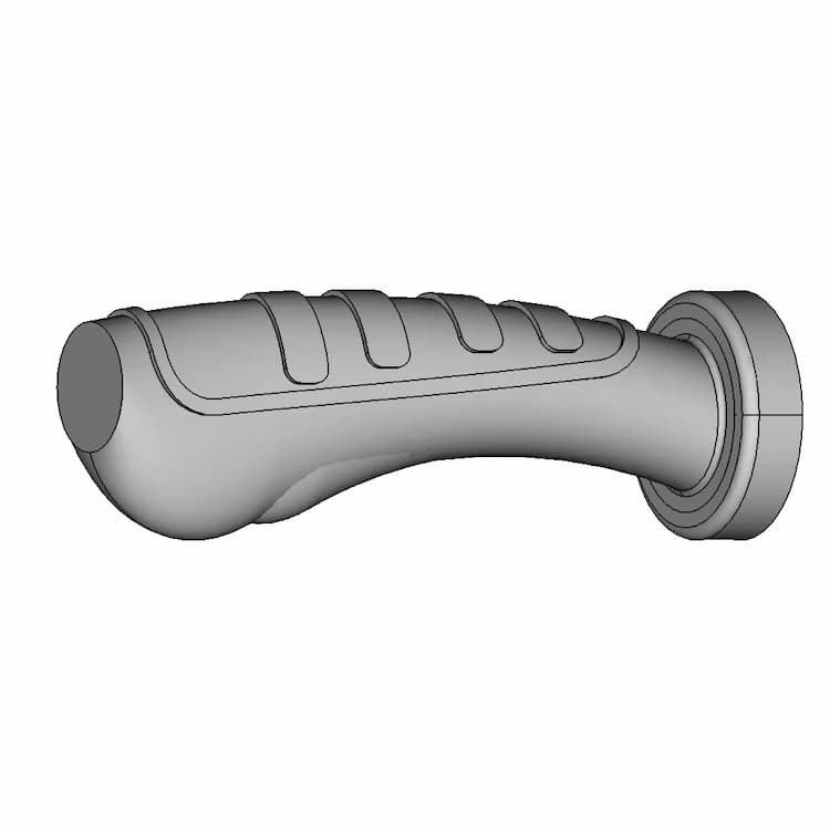 Rubber Handle | High-Quality CAD Model