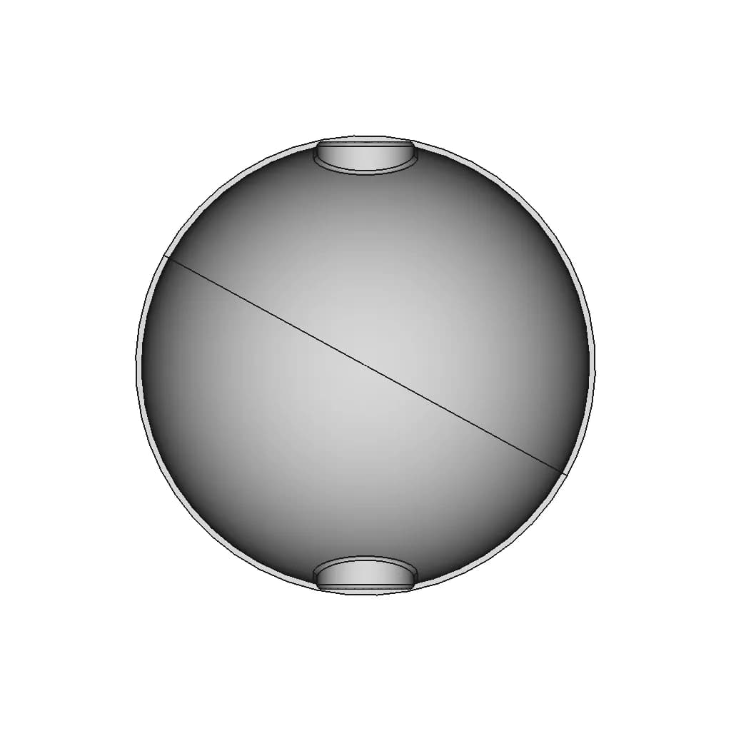Head Lamp Round 190Mm - Standard Mechanical Component_0_270_degree_snapshot