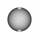Head Lamp Round 190Mm - Standard Mechanical Component_0_270_degree_snapshot