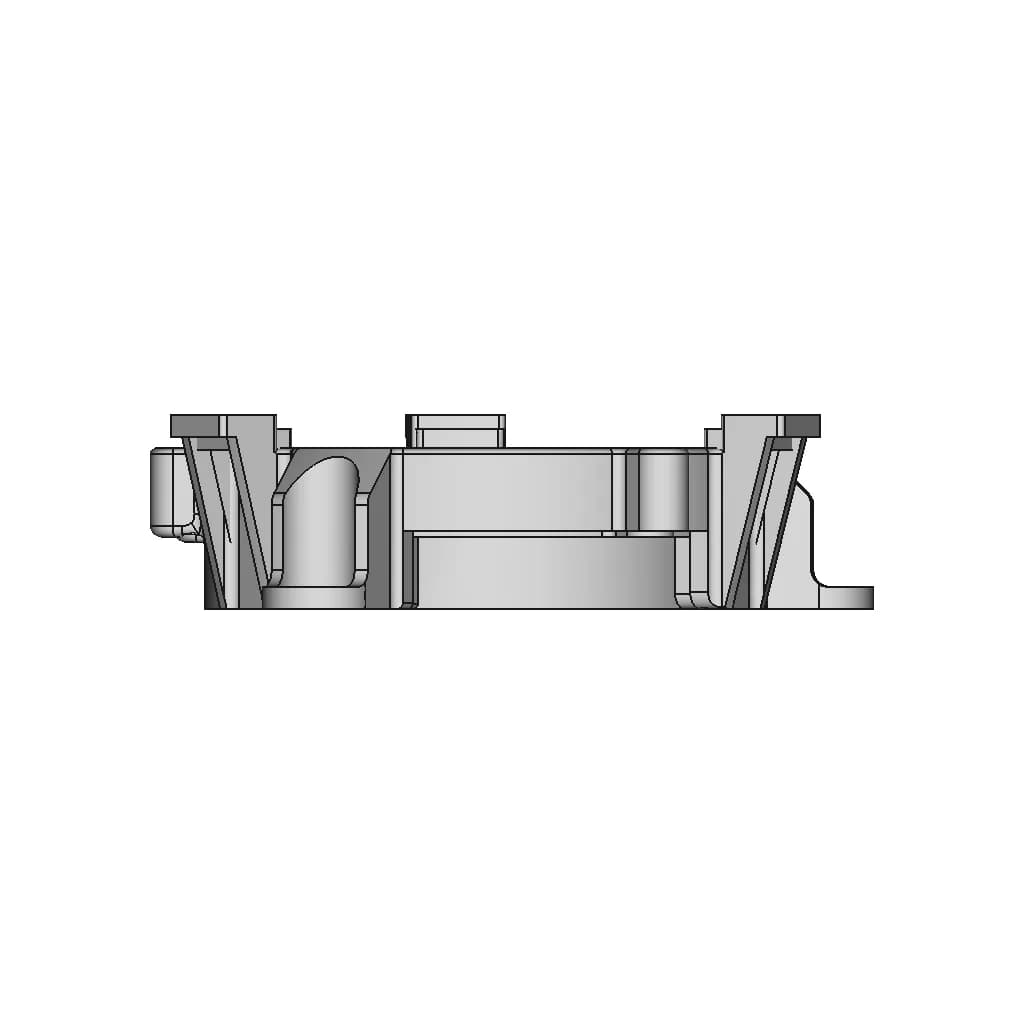 80 Series Alpine S2-S240 4" Speaker Adaptor | 3D Engineering Design File_0_0_degree_snapshot