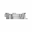 80 Series Alpine S2-S240 4" Speaker Adaptor | 3D Engineering Design File_0_0_degree_snapshot