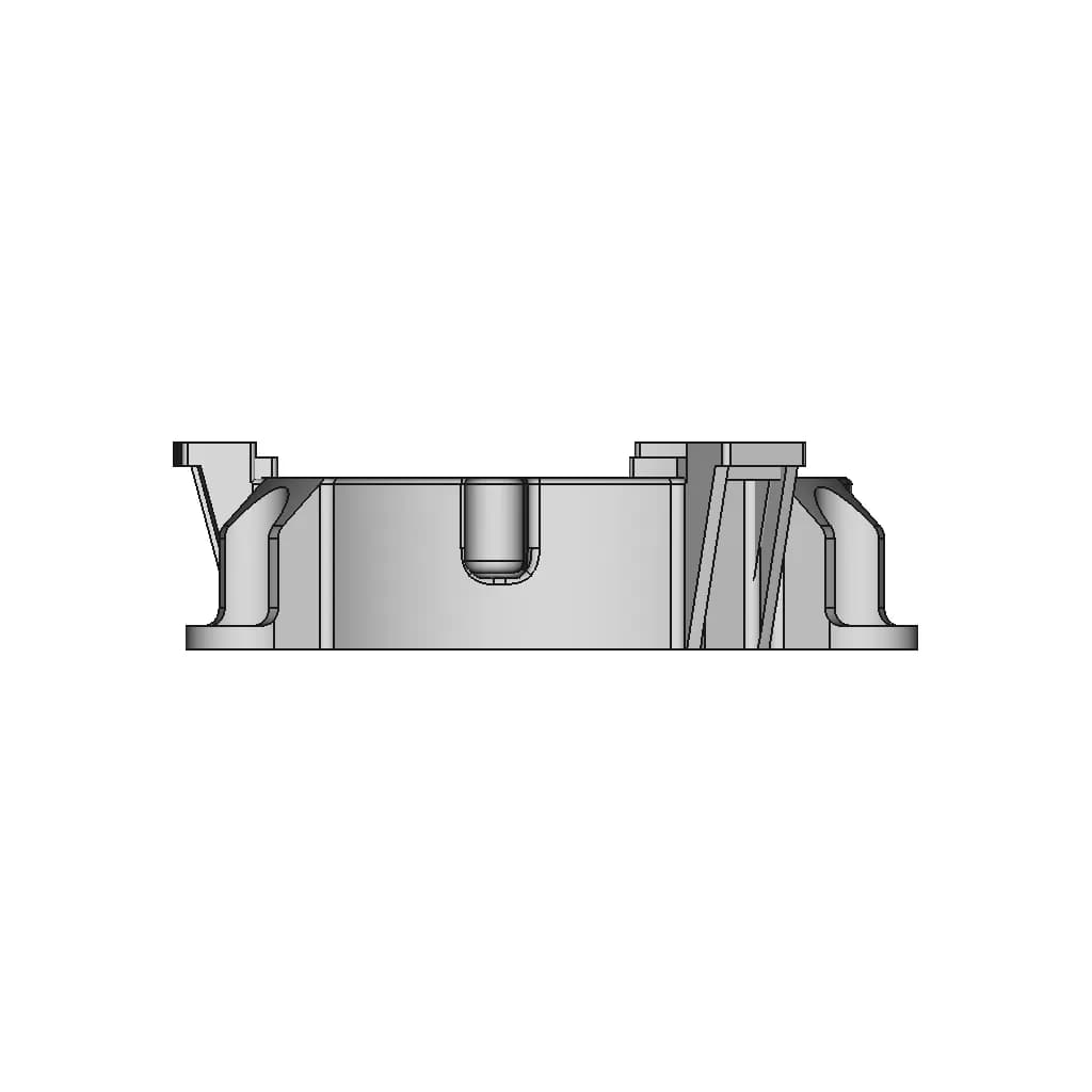 80 Series Alpine S2-S240 4" Speaker Adaptor | 3D Engineering Design File_0_270_degree_snapshot