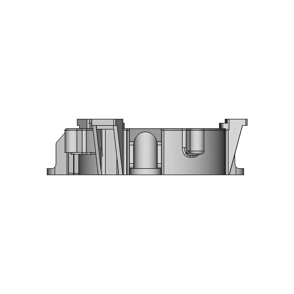 80 Series Alpine S2-S240 4" Speaker Adaptor | 3D Engineering Design File_0_90_degree_snapshot