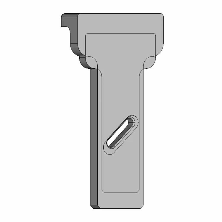 Side Glass Handle-A0006700373 - Downloadable CAD Representation