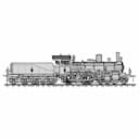 Steam Locomotive - Downloadable CAD Representation_0_90_degree_snapshot