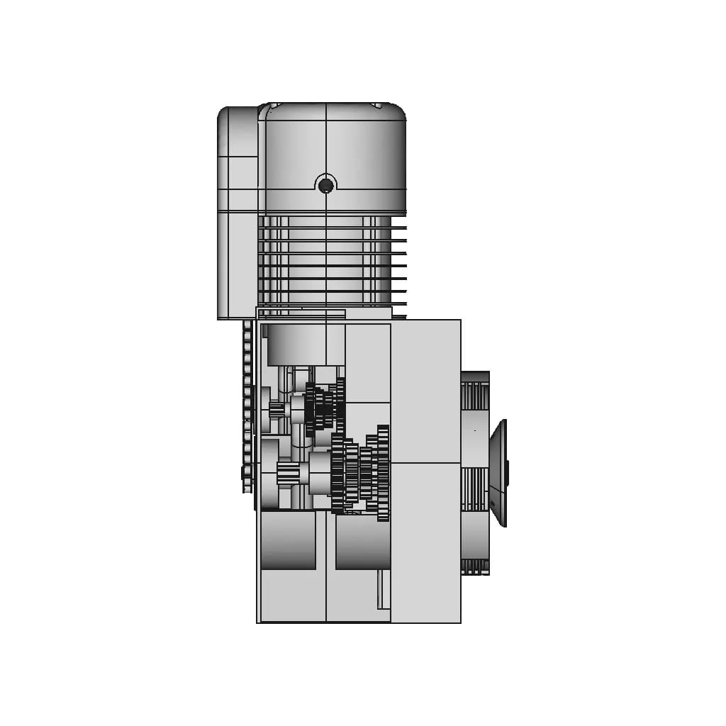 Single Cylinder Engine | 3D Engineering Design File_0_0_degree_snapshot