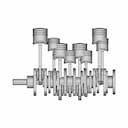 Four Cylinder Engine - Downloadable CAD Representation_0_270_degree_snapshot