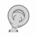 Pneumatic Caster Wheels | High-Quality CAD Model_0_90_degree_snapshot