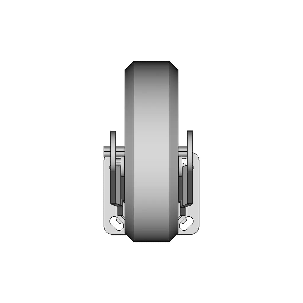 Pneumatic Caster Wheels | High-Quality CAD Model_270_0_degree_snapshot