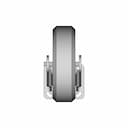 Pneumatic Caster Wheels | High-Quality CAD Model_270_0_degree_snapshot