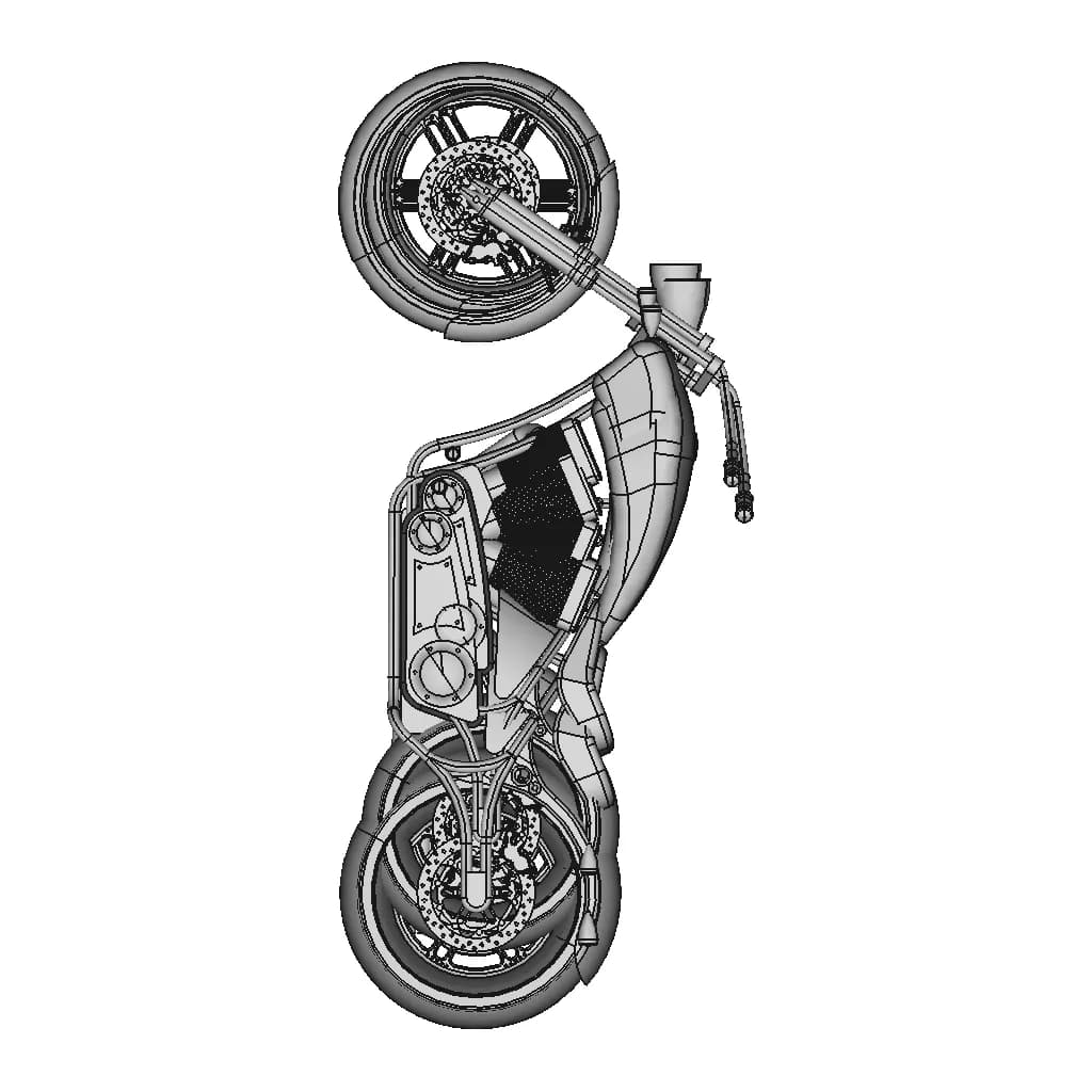 Harley Davidson Big Dog - Standard Mechanical Component_0_270_degree_snapshot
