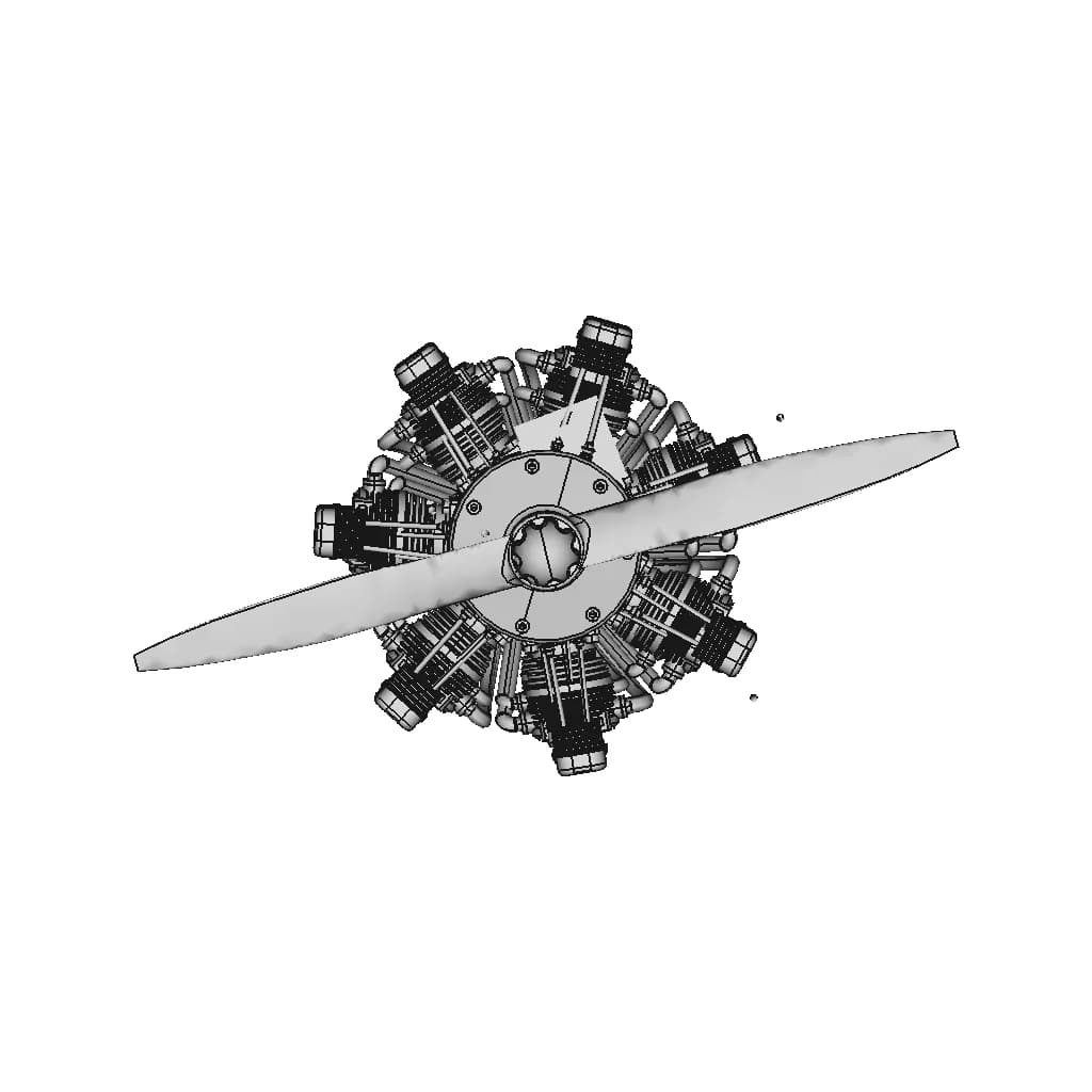 Rotary Engine | High-Quality CAD Model_0_0_degree_snapshot