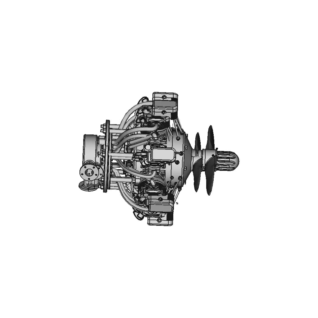 Rotary Engine | High-Quality CAD Model_0_270_degree_snapshot
