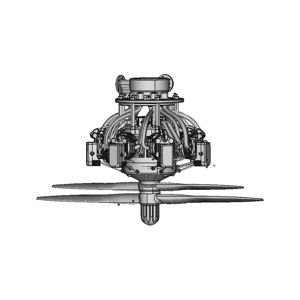 Rotary Engine | High-Quality CAD Model_270_0_degree_snapshot