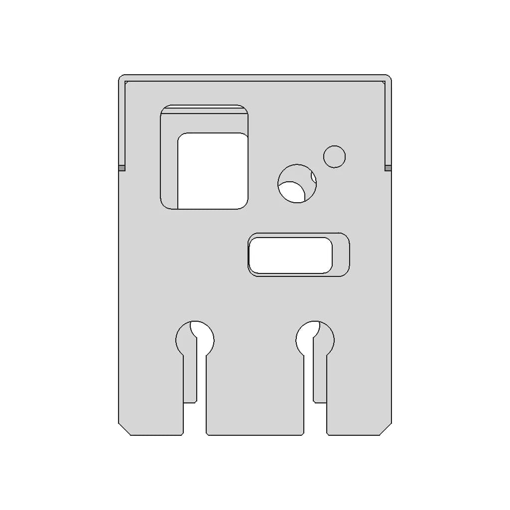 Sheetmetal Component - Downloadable CAD Representation_270_0_degree_snapshot