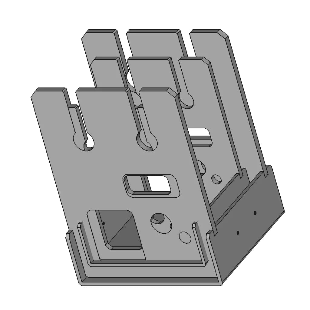 Sheetmetal Component - Downloadable CAD Representation_60_30_degree_snapshot
