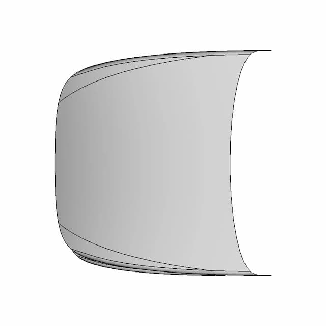 Car Front Face - Downloadable CAD Representation