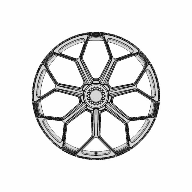 Wheel Rim – Lamborghini Aventador Svj | High-Quality CAD Model
