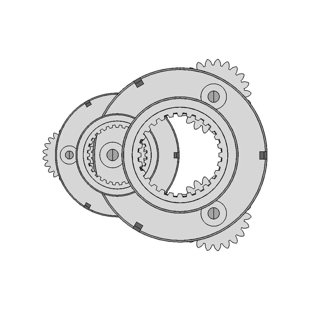 Carrier Unit Epicyclic - Standard Mechanical Component_90_0_degree_snapshot