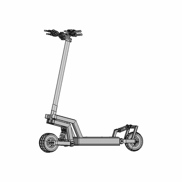 Trottinette Électrique - Downloadable CAD Representation