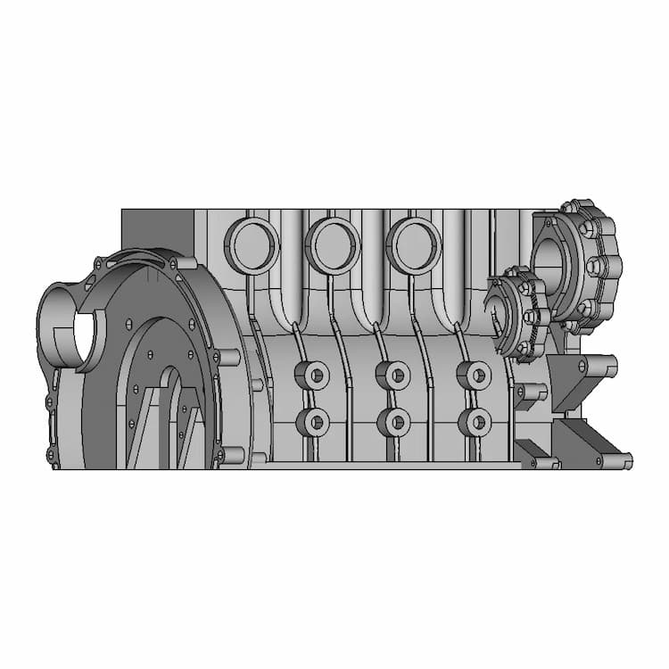 In-Line 4 Engine | 3D Engineering Design File