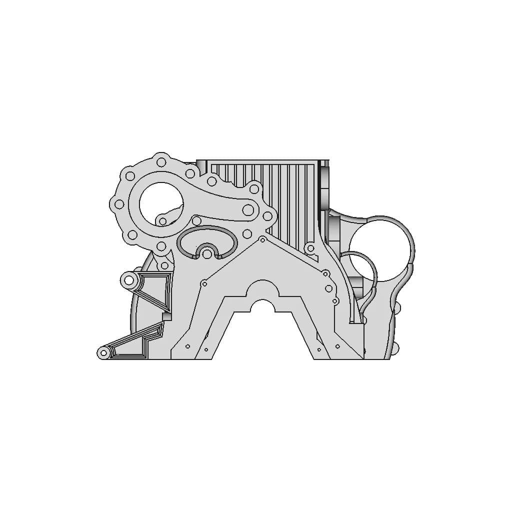 In-Line 4 Engine | 3D Engineering Design File_0_270_degree_snapshot