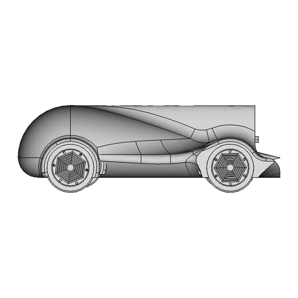 Vehicle-8 (Concept Car Model) | 3D Engineering Design File_0_0_degree_snapshot