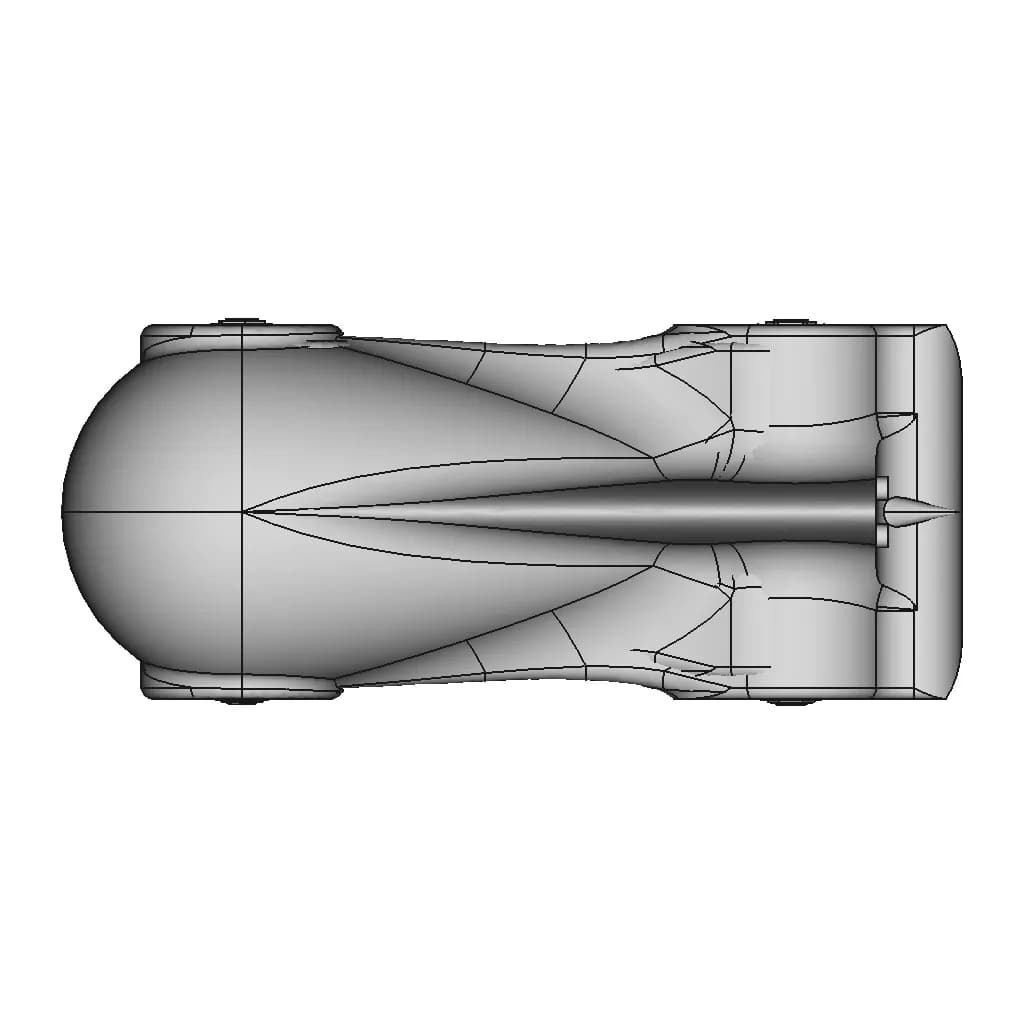 Vehicle-8 (Concept Car Model) | 3D Engineering Design File_270_0_degree_snapshot
