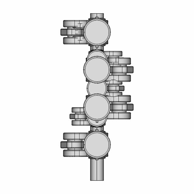 Piston Connecting Rod Crankshaft Assembly - Downloadable CAD Representation