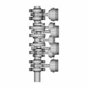 Piston Connecting Rod Crankshaft Assembly - Downloadable CAD Representation_0_270_degree_snapshot
