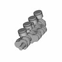Piston Connecting Rod Crankshaft Assembly - Downloadable CAD Representation_60_30_degree_snapshot