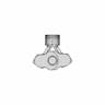 Piston Connecting Rod Crankshaft Assembly - Downloadable CAD Representation_90_0_degree_snapshot