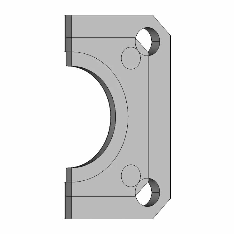 Camshaft Retainer Opel X14Nz | High-Quality CAD Model
