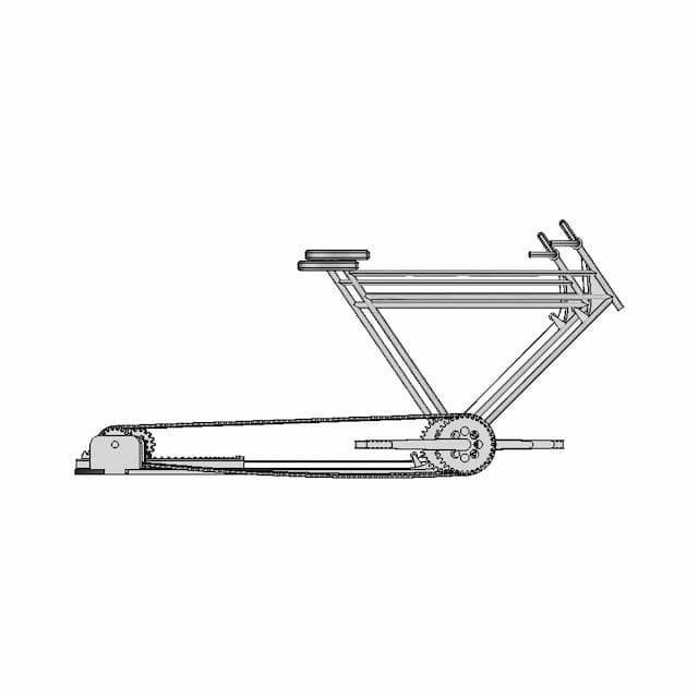 Rickshaw Hand Drive System | 3D Engineering Design File
