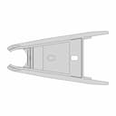 Swing Arm Chain Guard Yamaha Xtz 750 Super Tenere - Downloadable CAD Representation_0_0_degree_snapshot