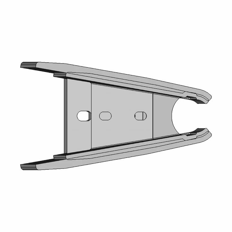 Swing Arm Chain Guard Yamaha Xtz 750 Super Tenere - Downloadable CAD Representation