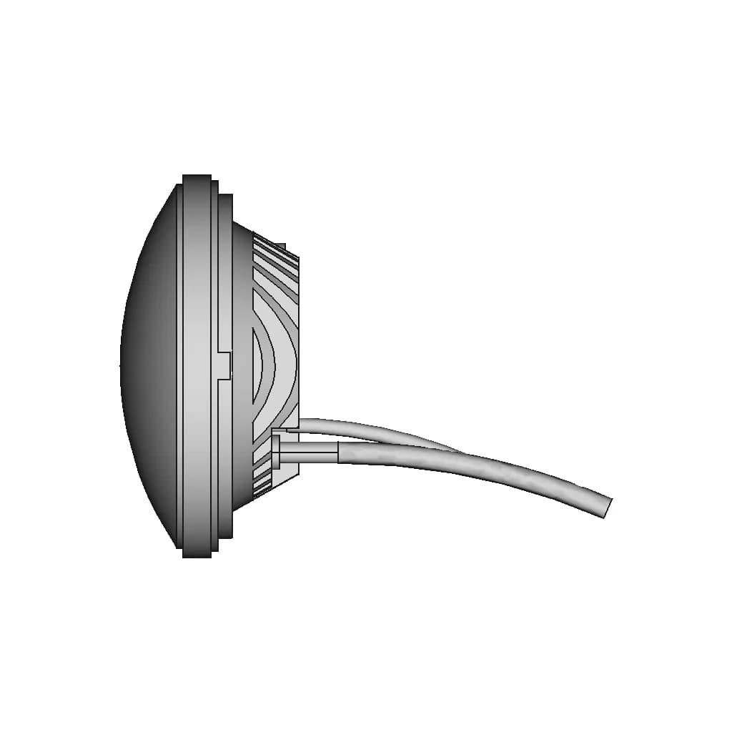 Motorcycle Led Front Headlight From Aliexpress 5.75" | High-Quality CAD Model_0_0_degree_snapshot