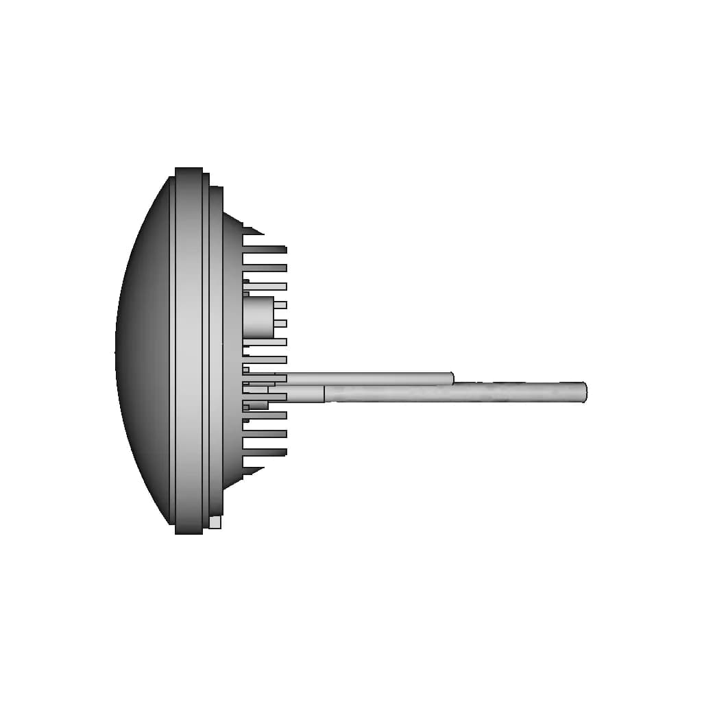 Motorcycle Led Front Headlight From Aliexpress 5.75" | High-Quality CAD Model_270_0_degree_snapshot