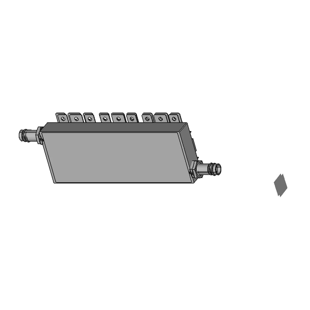 Inverter Sic Single Phase Module Heatsink Assy. - Downloadable CAD Representation_60_30_degree_snapshot