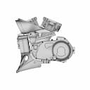 Buell Xb Horn Cowl Mount +T-Rex Frame Slider Left | 3D Engineering Design File_0_90_degree_snapshot
