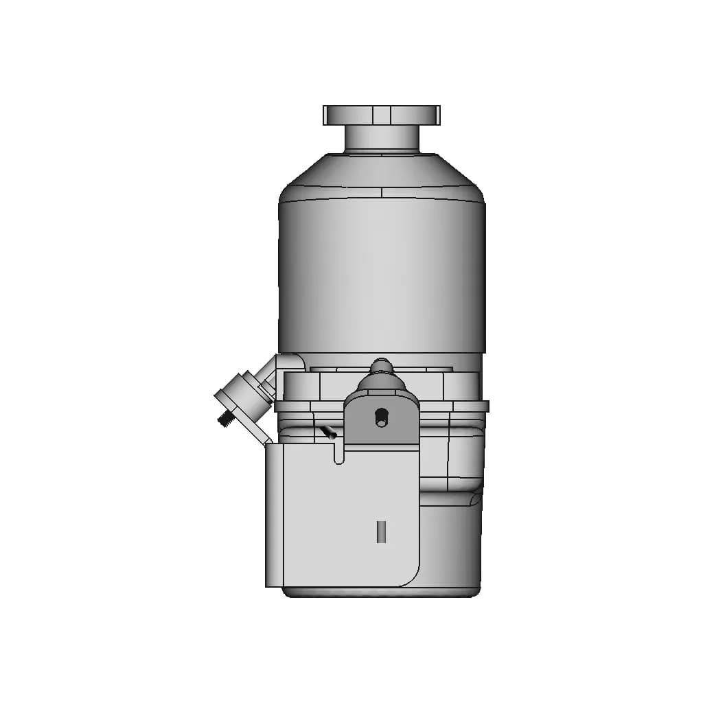 Trw Power Steering Pump For Opel Astra 1998-2006 - Downloadable CAD Representation_90_0_degree_snapshot