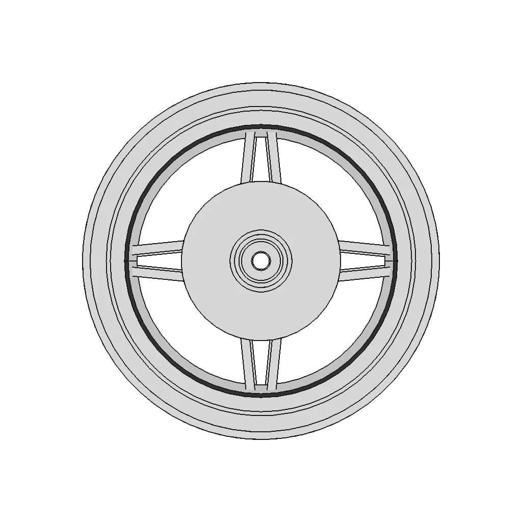 10" Pitbike Wheels - Standard Mechanical Component_0_270_degree_snapshot