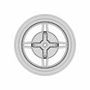 10" Pitbike Wheels - Standard Mechanical Component_0_90_degree_snapshot