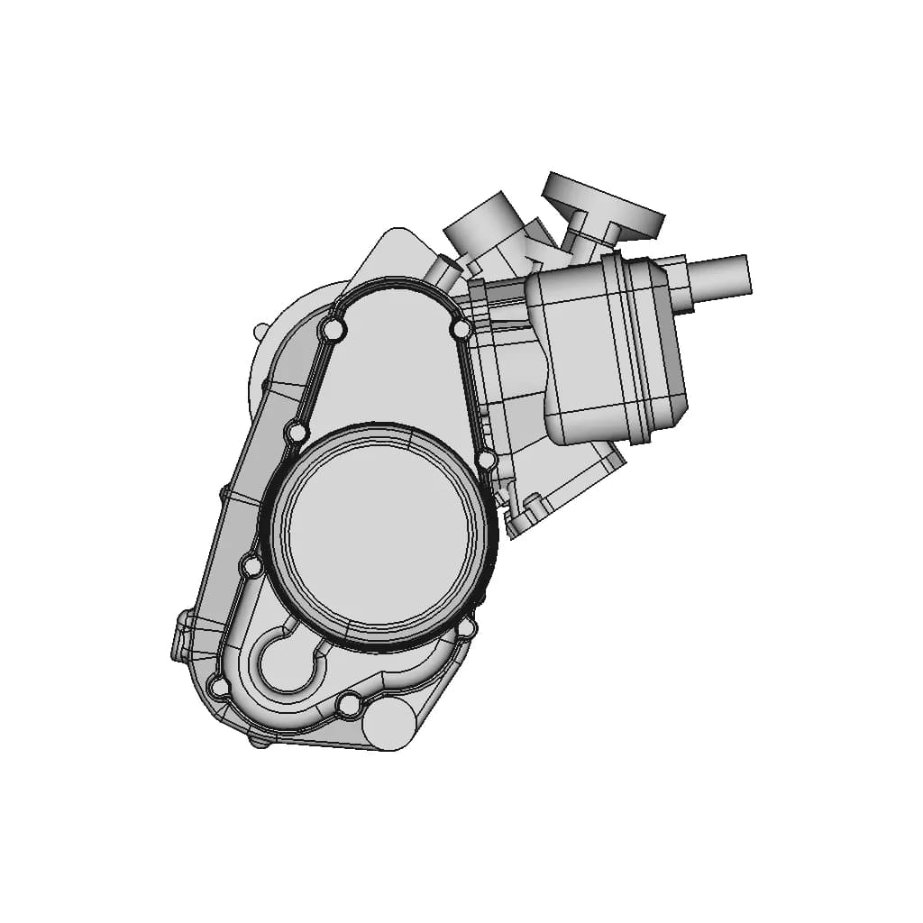 Rotax V127 - Aprilia 125 '87 | 3D Engineering Design File_0_270_degree_snapshot