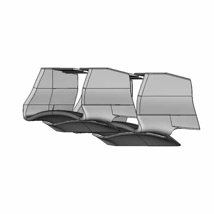 F1 Rearwing - Standard Mechanical Component