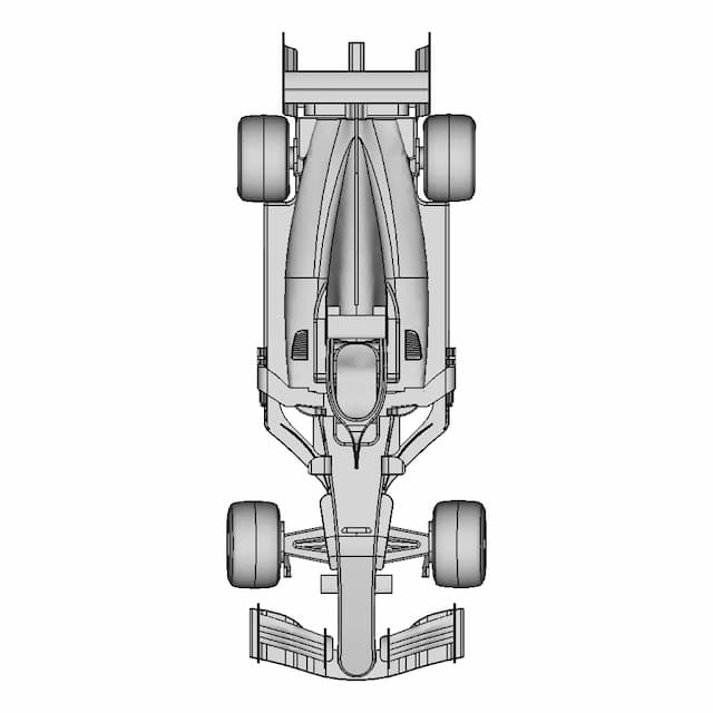 F1 Car Cad Concept | 3D Engineering Design File