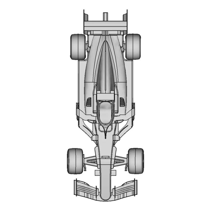 F1 Car Cad Concept | 3D Engineering Design File